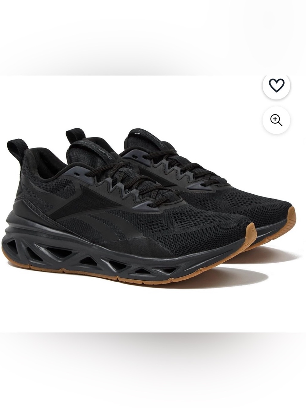 MEN'S REEBOK SOLEUS RUNNING Shoes Black Size 9 New Sneakers Lace Up